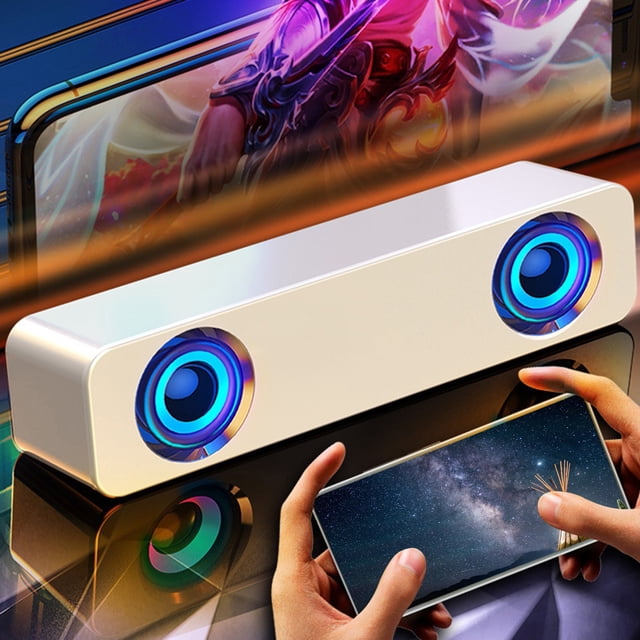 Chmadoxn Wired Computer-speaker Audio Desktop Home Laptop Small Audio USB Wired Speakers Subwoofer Audio ordinary audio