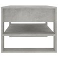thumbnail image 2 of vidaXL Coffee Table Concrete Grey 102x55x45 cm Engineered Wood, 2 of 4