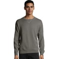 thumbnail image 1 of Hanes Mens Big ComfortWash Garment Dyed Fleece Sweatshirt, XL, Concrete Gray, 1 of 1