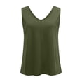thumbnail image 4 of LSLJS Women's Front and Back V Neck Flowing Summer Beach V Neck Tank Top, Womens Tank Tops, 4 of 9