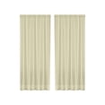 thumbnail image 2 of ZENGHUIJ Solid-Color Double-String Polyester Curtain Sheers Semi-Sheer Curtains Rod-Pocket Style Semi-Sheer Curtains, 2 of 6