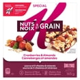 thumbnail image 1 of Special K Nuts & Grain Cranberries & Almonds Bars 165 g, 5 bars, 1 of 9