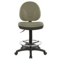 thumbnail image 2 of Sculptured Seat and Back Drafting Chair in Dillon Sage Green Fabric, 2 of 3