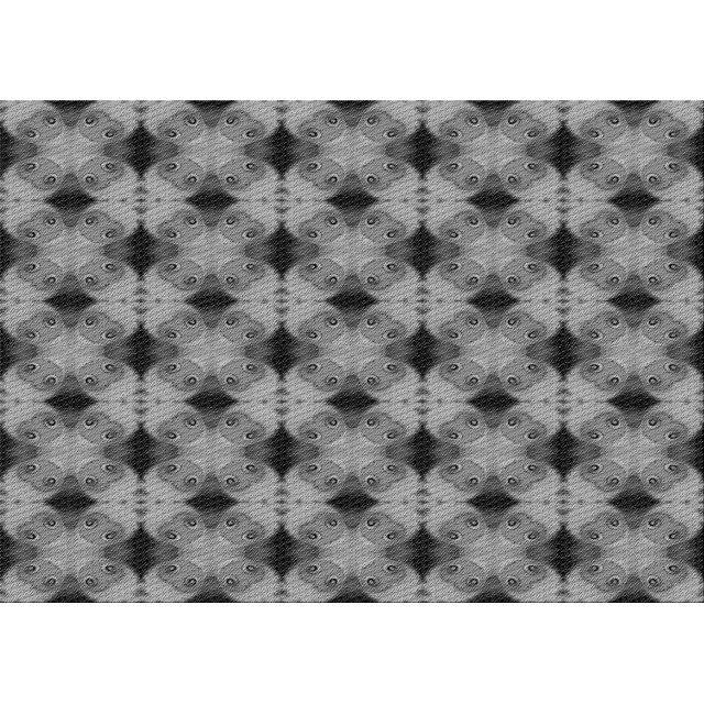 Ahgly Tapis Rectangulaire Lavable en Machine Intérieur Transitionnel Gris Foncé, 7 Pieds x 9 Pieds