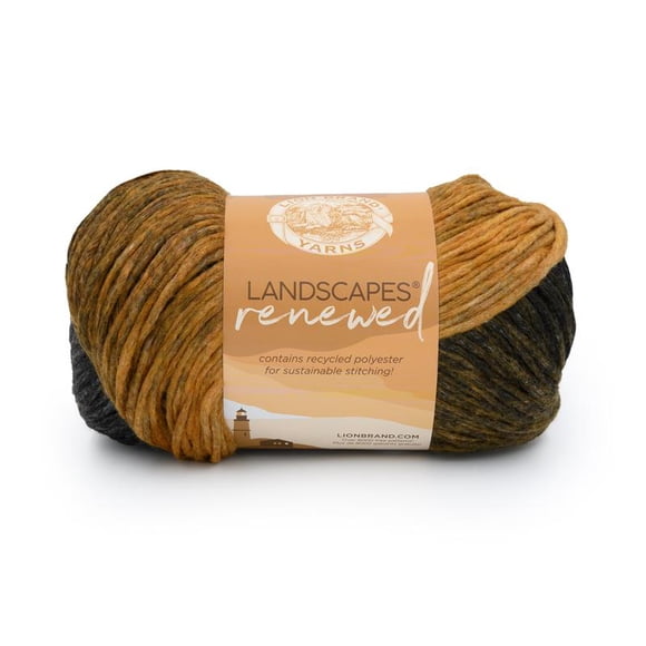 Fil Lion Brand Landscapes® Renewed Oeil de Tigre Fil #4 Moyen/ Peigné 150g/ 212m, 3-CT