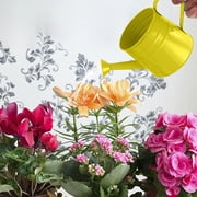 PEONAVET Iron watering can Metal Watering Can For Plants Indoor Outdoor Garden Flower Pot With Floral Decorative Vintage Iron Water Kettle 1.5L