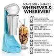 thumbnail image 2 of Nostalgia Retro 2 Speed Milkshake Maker with Stainless Steel Cup, Blue, 2 of 5