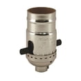 thumbnail image 1 of Atron Electro Industries Push Through Socket - Chrome, 1 of 1