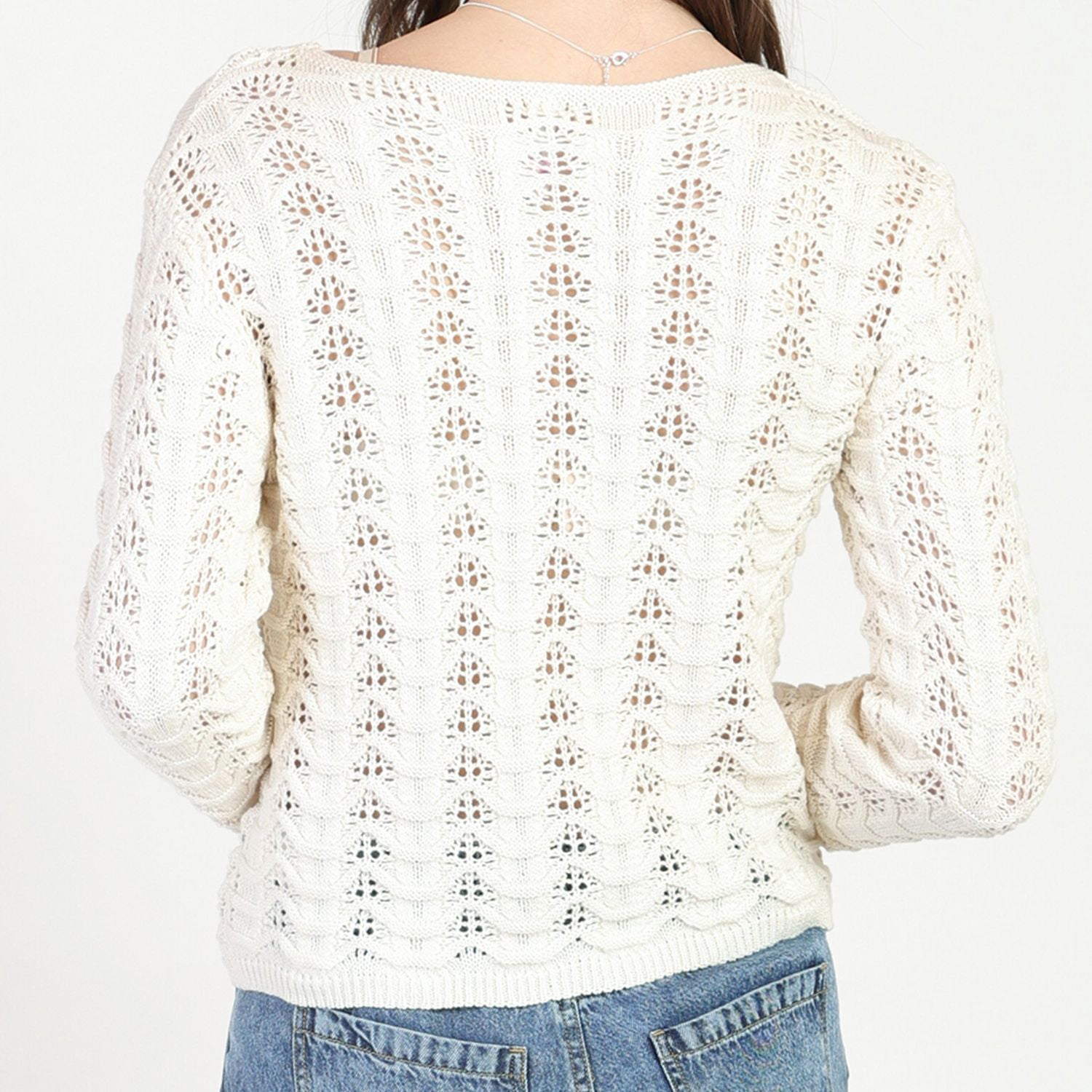 Bloom Girl Crochet Sweater Sizes XS-XL
