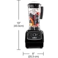 thumbnail image 3 of Salton BL1486BLBT Power 2 L/QT Table Top Blender, 2 Liters, Black, 3 of 8