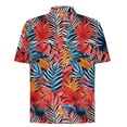 thumbnail image 5 of Jusqu'à 50 % de Rabais Horkkom Chemises pour Hommes Manches Courtes Imprimé Palmier Hawaïen Chemises de Plage Été Décontracté Ample Chemise Boutonnée, 5 of 5