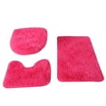 thumbnail image 2 of drppepioner 3 Pack Bathroom Rug Set Super Soft Non Slip Bathtub Carpet and Absorbent Bath Mat Plush Bath Mat, 2 of 8