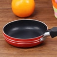 thumbnail image 2 of Nonstick Frying Pan Egg Sausages Vegetable Fry Stainless Steel Pot Home Bar Hotel Kitchen Reusable Cooking Cookware Kitchenware 16cm, 2 of 6