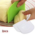 thumbnail image 2 of Gkeoshab Bakeware 2PC Plastic Cake Cream Spatula Dough Butter Batter Scraper Baking Tools Home & Garden, 2 of 3