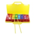 thumbnail image 2 of Xylophone pour Enfants, Meilleure Qualité d'Apprentissage Sonore Aluminium Plastique 8 Notes Piel Réglable avec Maillets pour Performance, 2 of 8
