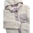 thumbnail image 2 of Reebok Long Double Fleece Jacket, 2 of 8