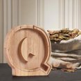 thumbnail image 2 of XZNGL Personalized Wooden Name Money Box Wooden Deposit Box Twenty Six English Letters, 2 of 6