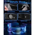thumbnail image 4 of Led Glasses - Luminous Glasses Cyberpunk Futuristic Neon Rave DJ Party Glasses-High Tech, 4 of 5