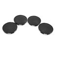 thumbnail image 3 of Unique Bargains 4 Pcs Noir 6 Clips 68mm Dia Couvre-Moyeu Central de Pneu pour Auto, 3 of 3