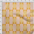 thumbnail image 4 of oneOone Polyester Spandex Light Pink Fabric Geometric Allover Shape Quilting Supplies Print Sewing Fabric By The Yard 56 Inch Wide, 4 of 4