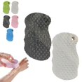 thumbnail image 3 of Super Soft Exfoliating Bath Sponge - Pain-Free Microfiber Dead Skin Remover, Gentle for All Skin Types (Dry/Oily/Sensitive), Deep Cleansing, Quick-Drying, Reusable & Durable Tool, 2.75*5.31in, White, 3 of 5