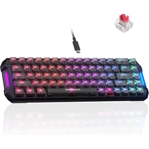 DarkBeacon Flux 68 HE Clavier de jeu magnétique, actionnement réglable, RT