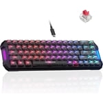 DarkBeacon Flux 68 HE Magnetic Switch Gaming Keyboard, Adjustable Actuation, RT