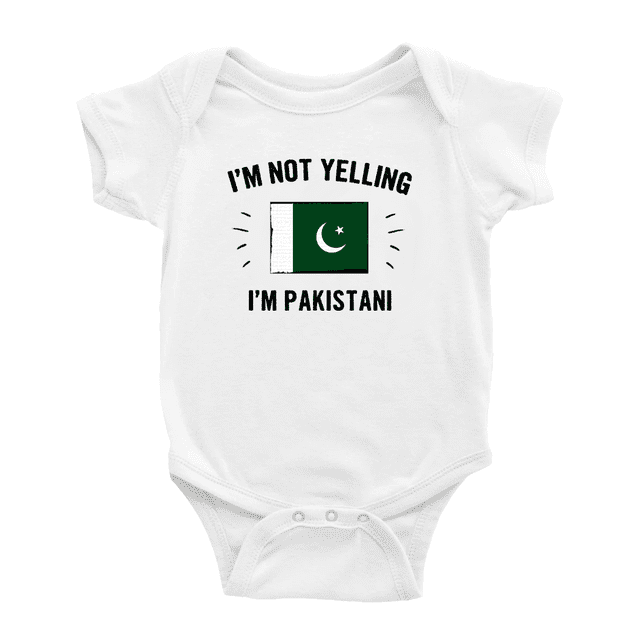 Je Ne Crie Pas, Je Suis Pakistanaise, Mignon Cache-Couche pour Bébé Garçon Fille