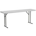 thumbnail image 2 of Flash Furniture 18''W by 72''L Granite White Plastic Folding Training Table, 2 of 5
