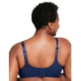 thumbnail image 2 of Glamorise Womens Magic Lift Wirefree Minimizer Bra, 48C, Blue, 2 of 7