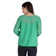 thumbnail image 4 of Moomaya Haut en Dentelle Style Victorien pour Femmes Manches Longues Tunique Décontractée Unie, 4 of 6