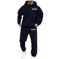 thumbnail image 1 of Kcodviy Sweat à Capuche d'Automne pour Hommes et Femmes et Sweat à Capuche Décontracté d'Hiver Imprimé Sport à Manches Longues Ensemble de Sweat à Capuche pour Hommes, 1 of 6