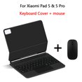 thumbnail image 1 of Backlit Magic Keyboard For Xiaomi Mi Pad 5 11 inch MiPad 5 Pro 2021 Mi Tablet Smart Cover Floating Design TrackPad Keyboard Case Black add mouse Arabic Layout, 1 of 6