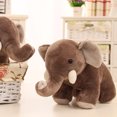 thumbnail image 3 of Peluche Éléphant, Jouet en Peluche Animal Confortable pour Chambre, 3 of 8