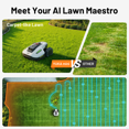 thumbnail image 2 of Mammotion YUKA Mini 600H Robot Lawn Mower,Reception 0.15 Max 0.3 Acre Coverage, Auto Mapping, With 4G,AI Obstacle Avoidance, Dual Cutting Discs,APP Control,Multi-Zone Management, 2 of 5