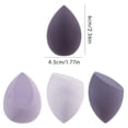 thumbnail image 2 of SNNROO 4 Pcs Makeup Sponges Blender Set Professional  Sponge Foundation Blending Blender  Sponge For Makeup Tool with Gift Box Latex-Free Dry Wet Use Foundation Cosmetic Makeup Accessorie, 2 of 6