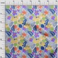 thumbnail image 3 of oneOone Rayon Medium Blue Fabric Abstract Craft Projects Decor Fabric Printed By The Yard 56 Inch Wide, 3 of 4