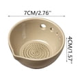 thumbnail image 3 of Sentmoon Herb Stripper and Garlic Grinder Bowl 5-Hole Multipurpose Kitchen Tool Mincing Juicing Pouring Spout Easy Garlic Prep Vegetable Leaf Removal Handy Cooking Accessory Salad, 3 of 5