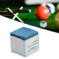 thumbnail image 1 of Billiard Blue Professional Pool Cue Chalk Strong Adhesion Dustproof Billiard Cue Chalk for Sports, 1 of 7