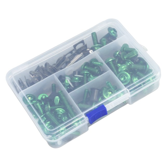 Motorcycle Fairing KitAnodized 177PCS Motorcycle Fairing Kit Colorful M5 M6 Motorcycle Windscreen Screws Replacement For GSXR600 GSXR750