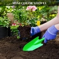 thumbnail image 2 of CHOK Mini Pelle à Main de Jardin Coloré Outils de Pelles de Sable en Métal pour les Enfants Pelle de Bêche Résistant à la Rouille pour la Plantation de Transplantation Désherbage Creuser la Plage, 2 of 7