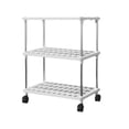 thumbnail image 1 of Bwiyojiz Storage & Organization Large Floor Shelving Unit Mobile Cart Adjustable Tier Shelves Kitchen and Bathroom Organizer Snack Rack, Gifts for Self, 1 of 6