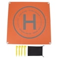 thumbnail image 2 of Tapis d'Atterrissage pour Drone, Carré Imperméable Résistant à la Saleté avec Slogan pour Pelouse, 2 of 7