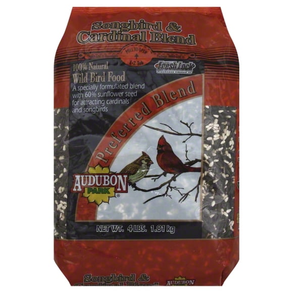 Audubon Park 12231 Cardinal Blend Wild Bird Food, 4-Pounds