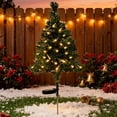 Fake Led Window Night Czzoypi Solar Powered Mini Christmas Tree Light with LED, Artificial ...