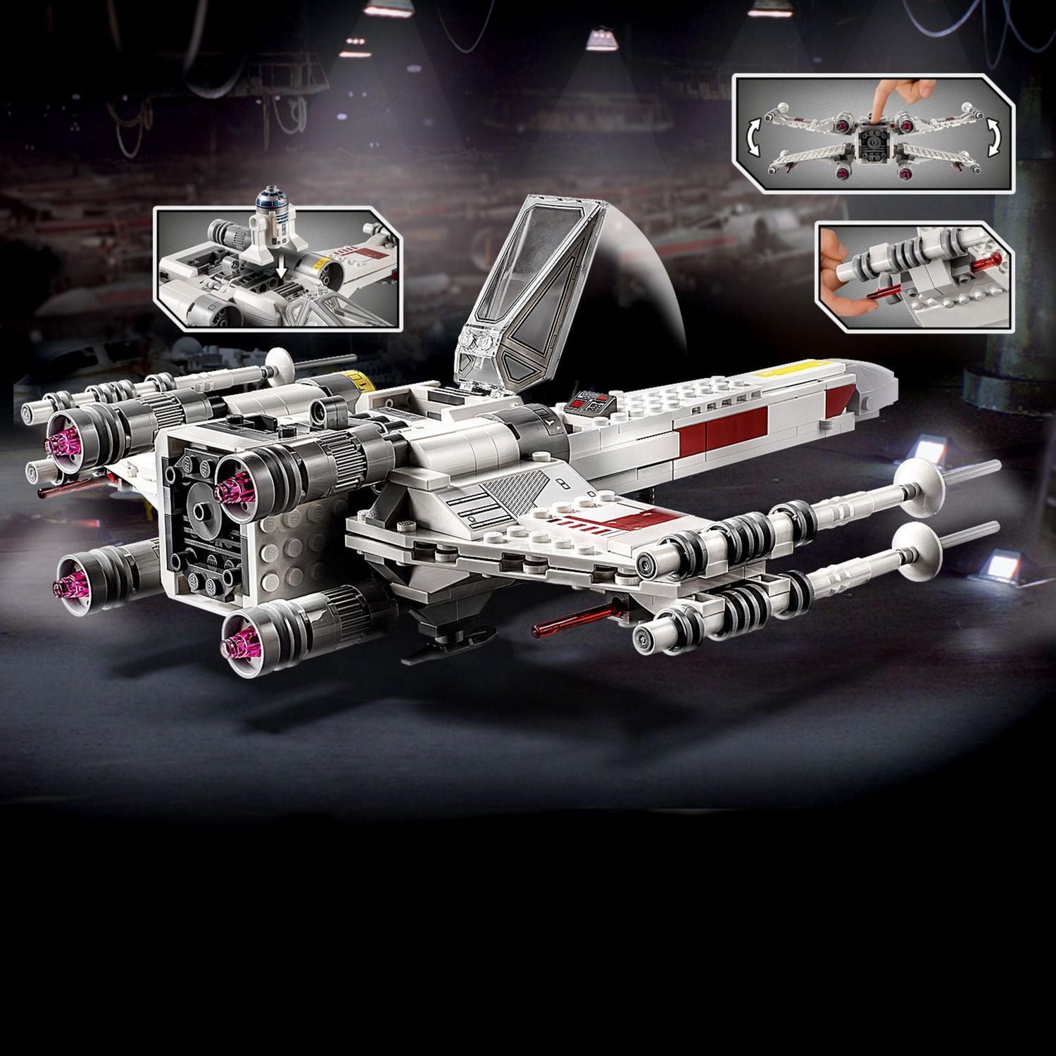 LEGO Star Wars Le chasseur X-Wing de Luke Skywalker 75301, Ensemble de construction (474 pièces)