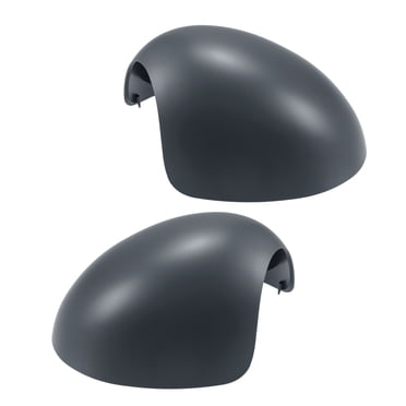 Unique Bargains Paire de Capuchons de Remplacement pour Rétroviseur de Voiture Gris pour BMW Mini Clubman R55 Hatchback Cooper R56