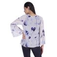 thumbnail image 4 of Moomaya Printed Flared Full Sleeve Tops For Women Summer Casual Short Kurta-TC, 4 of 8