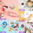 thumbnail image 3 of 50Pcs Sample Pots Empty Cosmetic Jars Set Clear Round Travel Pots for Creams and Powder Small Sample Containers Jars with Lids, 3 of 8