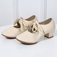 thumbnail image 2 of Lady Style Shallow Mouth Modern Dance Latin Dance Square Dance Shoe Low Top Soft, 2 of 9